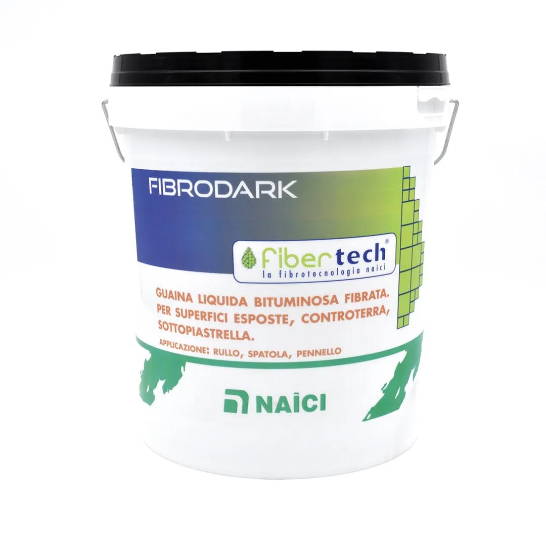 Naici Fibrodark 5 kg - Guaina Liquida Bituminosa Fibrorinforzata Antiradice Nero